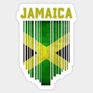Jamaica flag, jamaican flag Sticker